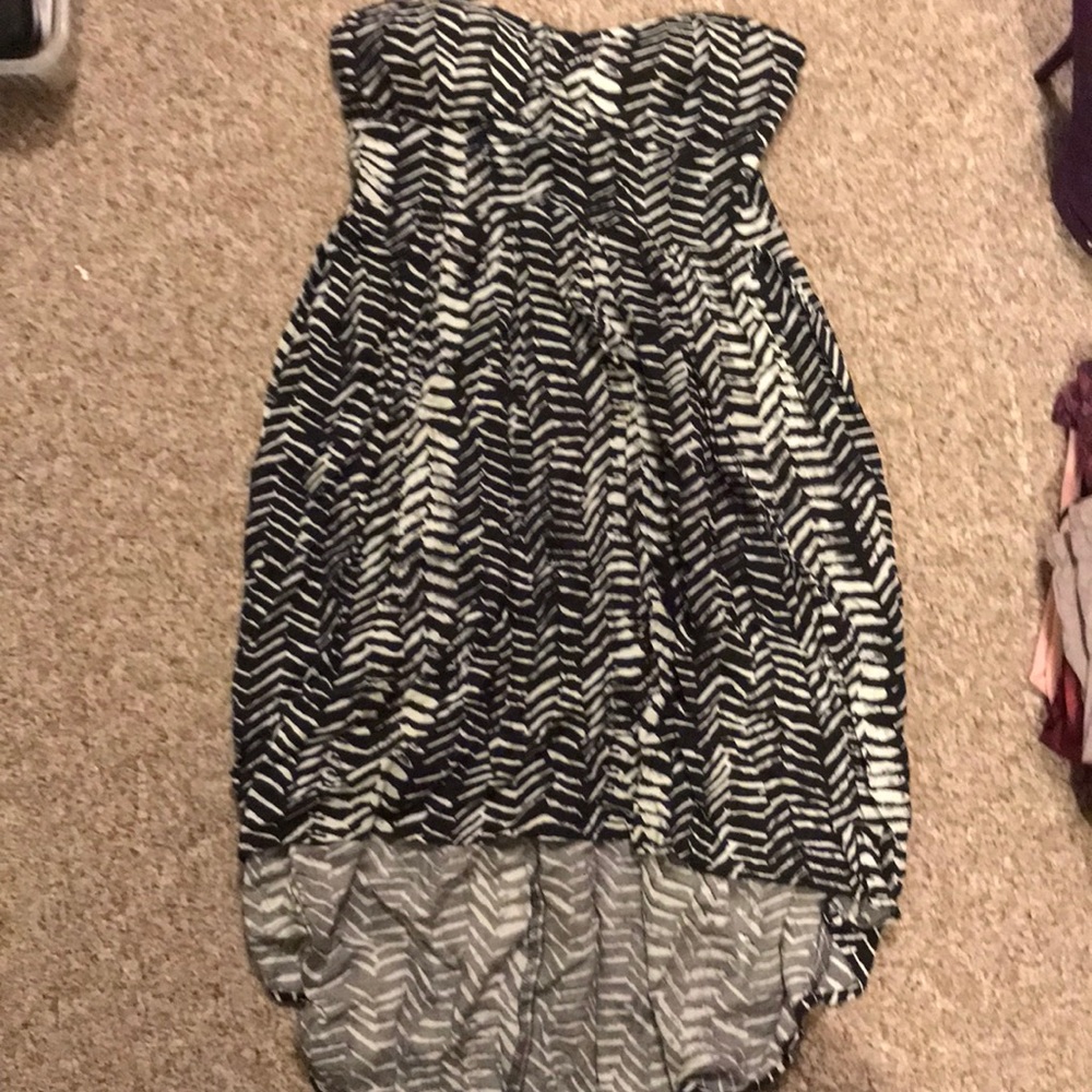 Zebra printed dress